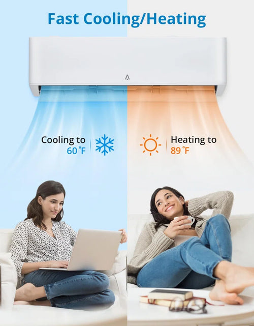 Load image into Gallery viewer, 18000 BTU Ductless Mini Split Air Conditioner with Remote Included
