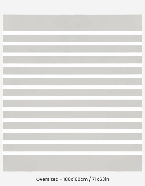 Load image into Gallery viewer, Microfiber Beach Towel Oversized (71 X 63 In) - Quick Dry, Sand Free - Compact and Lightweight for Travel - Recycled Materials - Extra Large Beach Blanket - Marble Sand
