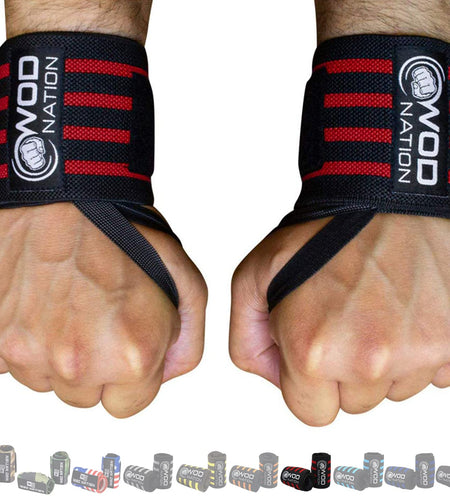 Wrist Wraps Weightlifting for Men & Women - Weight Lifting Wrist Wrap Set of 2 Forcrossfit and Cross Training (12" or 18") + Includes Carrying Bag