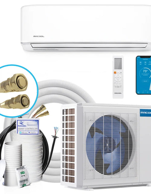 Load image into Gallery viewer, 12000 BTU Ductless Mini Split Air Conditioner with Heater and Remote Included
