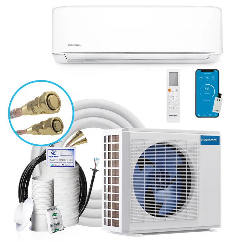 12000 BTU Ductless Mini Split Air Conditioner with Heater and Remote Included