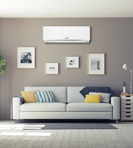 24000 BTU Ductless Mini Split Air Conditioner for 1500 Square Feet with Heater and Remote Included