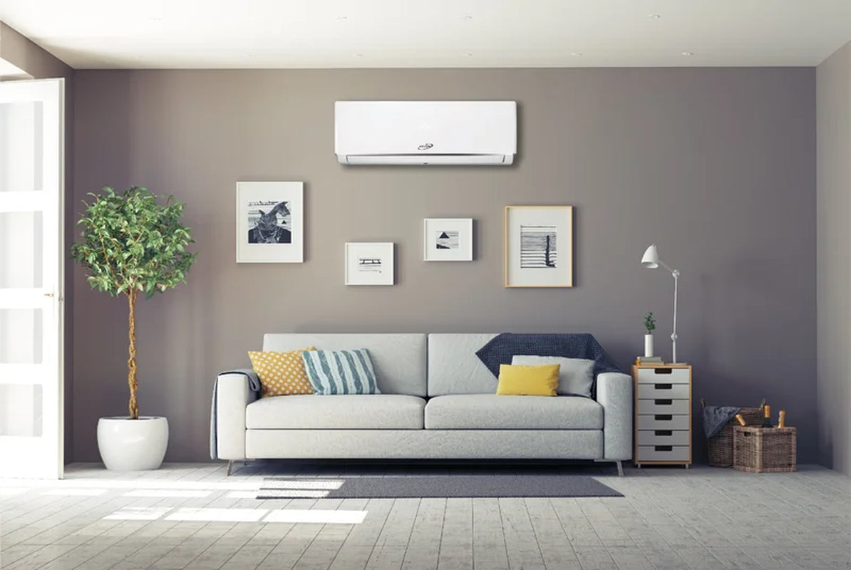 24000 BTU Ductless Mini Split Air Conditioner for 1500 Square Feet with Heater and Remote Included