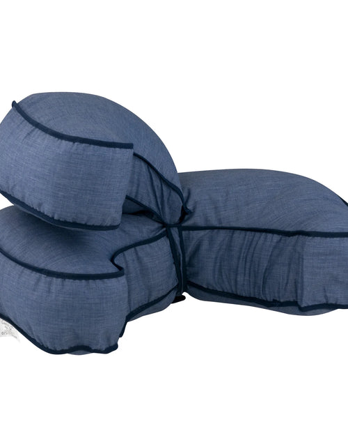 Load image into Gallery viewer, Natural Boost Basic Denim │ Adjustable Nursing Pillow
