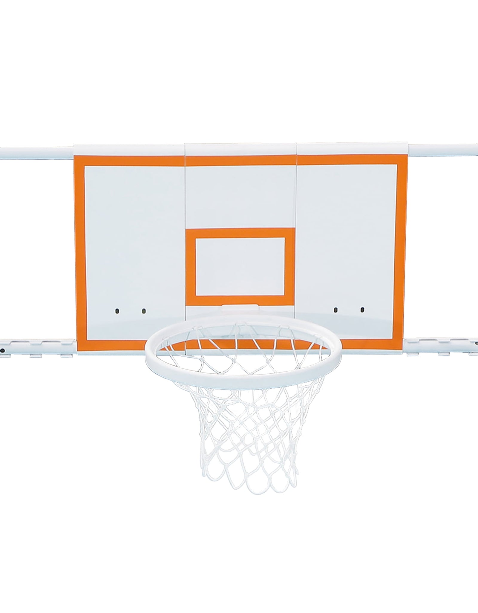 3.6Ft X 37 Inches Basketball Set with Basketball Hoop Backboard & Rim, for Metal Frame above Ground Pools, White, Inflatable Basketball Included, Adults, Unisex