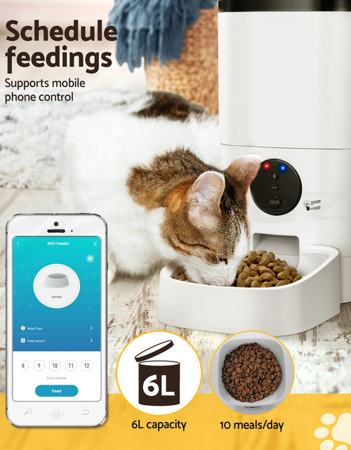 Load image into Gallery viewer, I.Pet Automatic Pet Feeder Dog Cat Feeder Camera Wifi Smart Auto Food Dispenser
