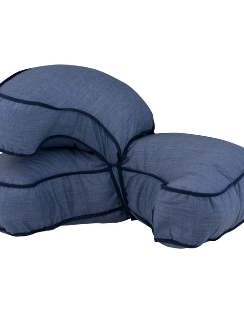 Load image into Gallery viewer, Natural Boost Basic Denim │ Adjustable Nursing Pillow
