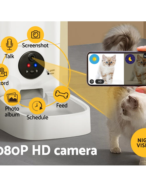Load image into Gallery viewer, I.Pet Automatic Pet Feeder Dog Cat Feeder Camera Wifi Smart Auto Food Dispenser
