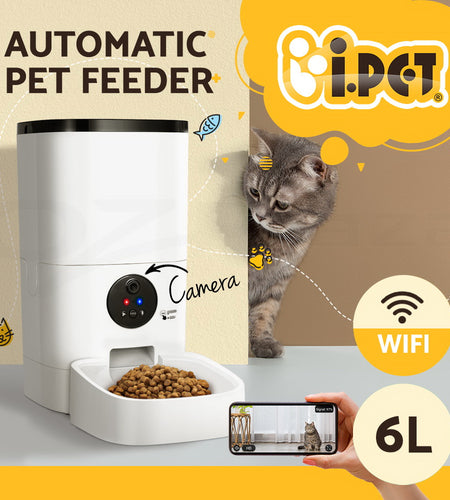 I.Pet Automatic Pet Feeder Dog Cat Feeder Camera Wifi Smart Auto Food Dispenser