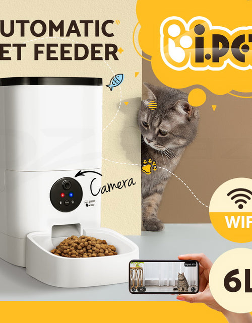 Load image into Gallery viewer, I.Pet Automatic Pet Feeder Dog Cat Feeder Camera Wifi Smart Auto Food Dispenser
