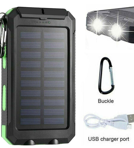 Super 20000Mah USB Portable Charger Solar Power Bank for Iphone Cell Phone 2023