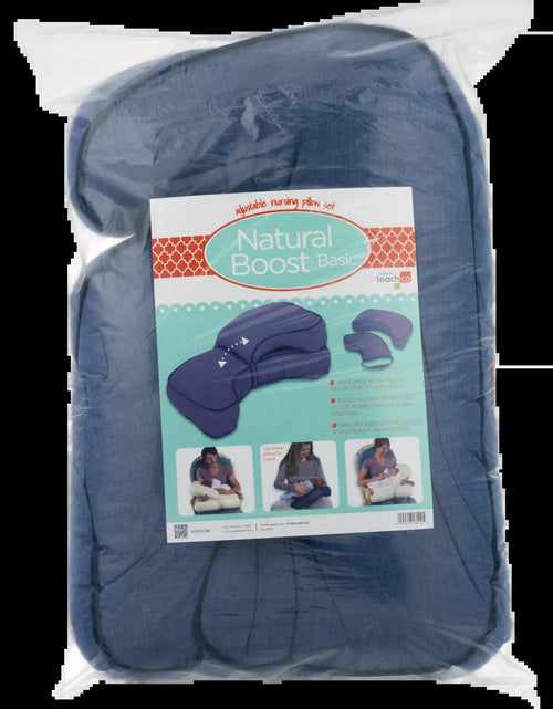 Load image into Gallery viewer, Natural Boost Basic Denim │ Adjustable Nursing Pillow
