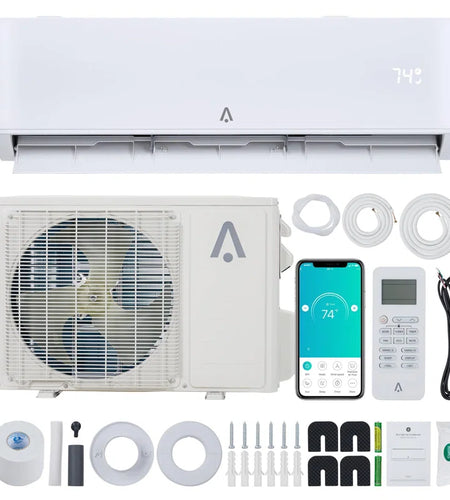 18000 BTU Ductless Mini Split Air Conditioner with Remote Included